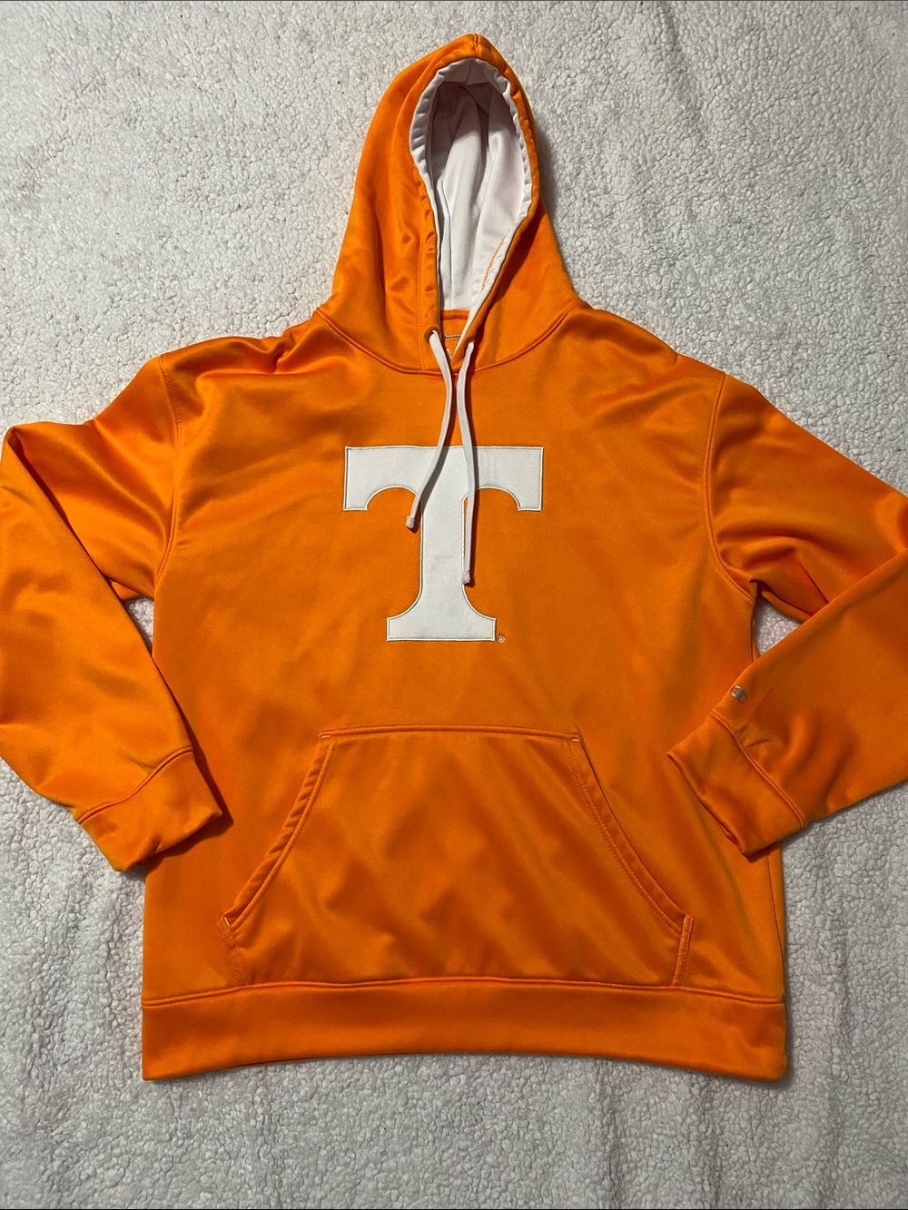 Champion Orange & White mens size large Tennessee hoodie NWOT